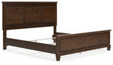 Danabrin King Panel Bed, Dresser, Mirror and Nightstand - B685B14