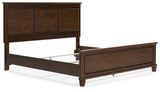 Danabrin King Panel Bed, Dresser, Mirror and Nightstand - B685B14