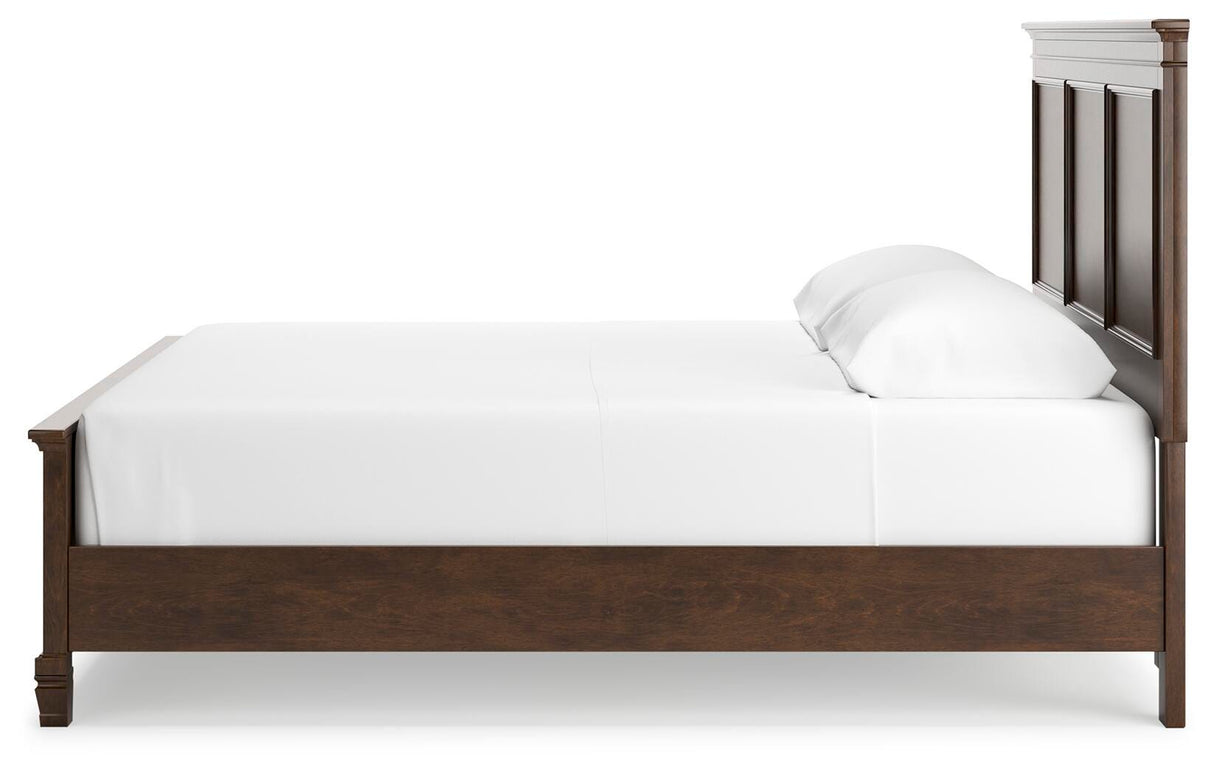 Danabrin King Panel Bed, Dresser, Mirror and Nightstand - B685B14