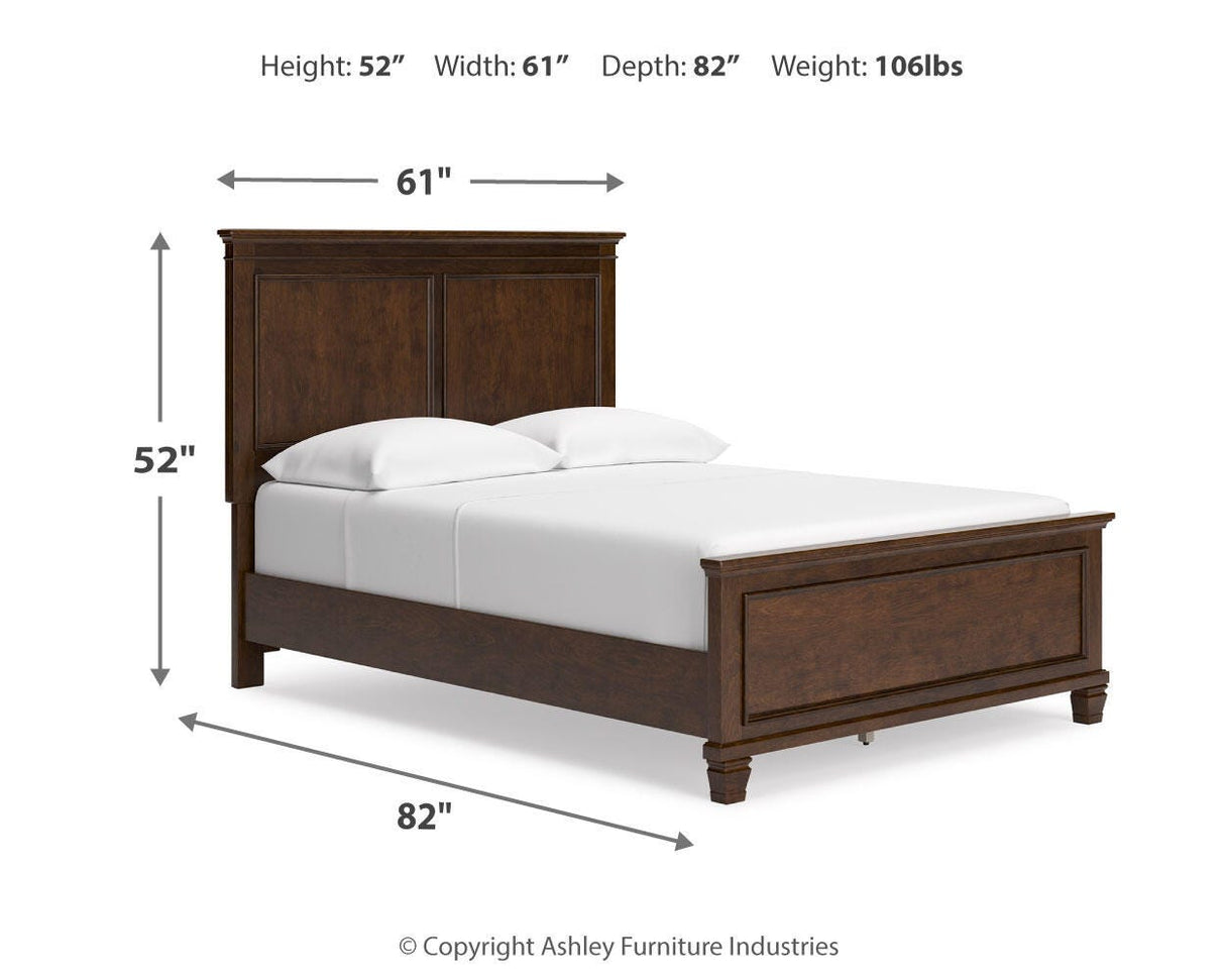 Danabrin Full Panel Bed, Dresser and Mirror - B685B9