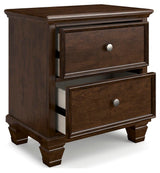 Danabrin King Panel Bed, Dresser, Mirror and Nightstand - B685B14