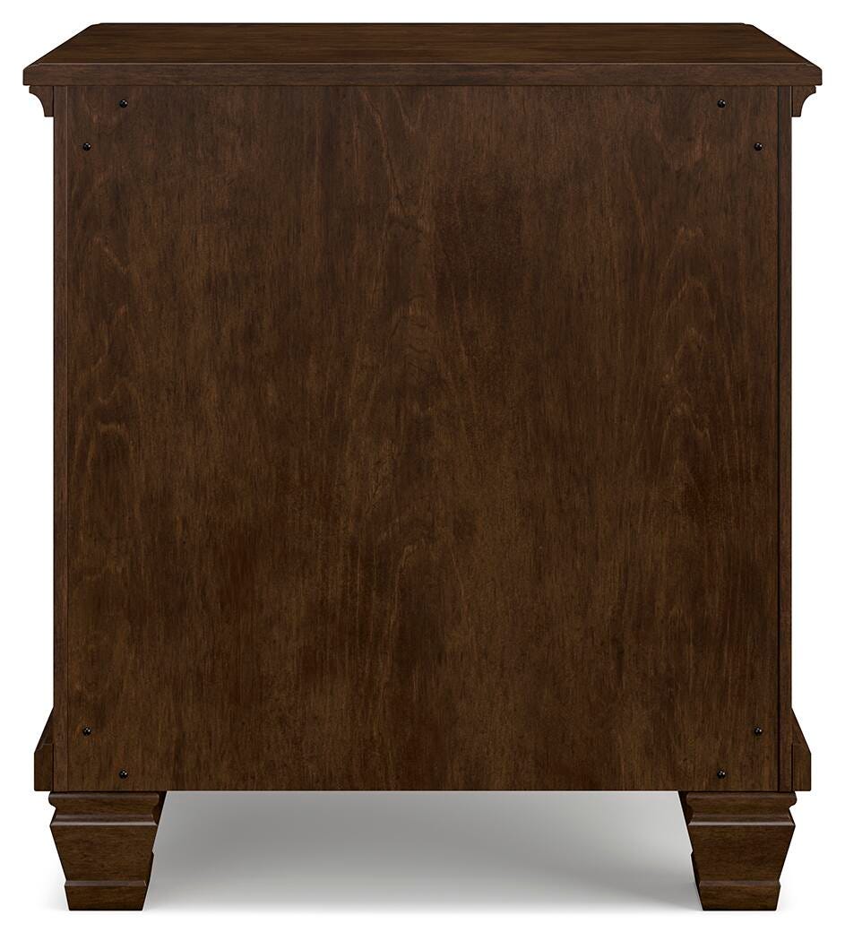 Danabrin King Panel Bed, Dresser, Mirror and Nightstand - B685B14