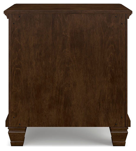 Danabrin King Panel Bed, Dresser, Mirror and Nightstand - B685B14
