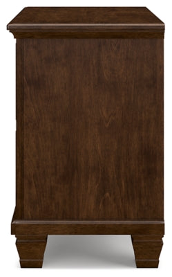 Danabrin King Panel Bed, Dresser, Mirror and Nightstand - B685B14