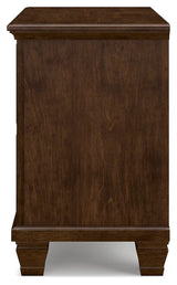 Danabrin King Panel Bed, Dresser, Mirror and Nightstand - B685B14