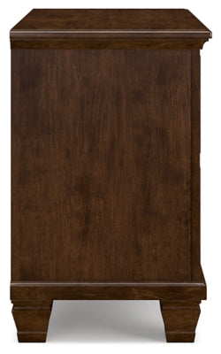 Danabrin King Panel Bed, Dresser, Mirror and Nightstand - B685B14