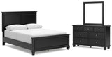 Lanolee Queen Panel Bed, Dresser and Mirror - B687B7