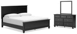 Lanolee King Panel Bed, Dresser and Mirror - B687B13
