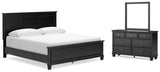 Lanolee King Panel Bed, Dresser and Mirror - B687B13