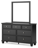 Lanolee King Panel Bed, Dresser, Mirror and Nightstand - B687B31