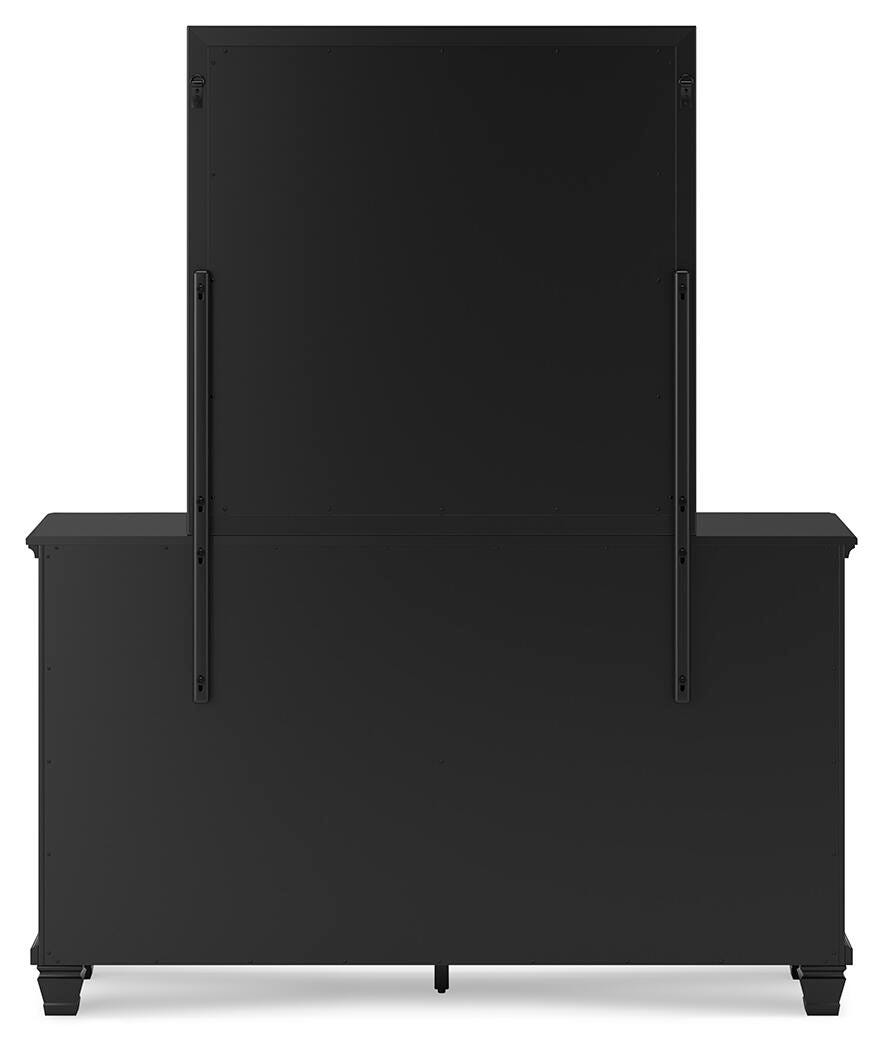 Lanolee King Panel Bed, Dresser, Mirror and Nightstand - B687B31