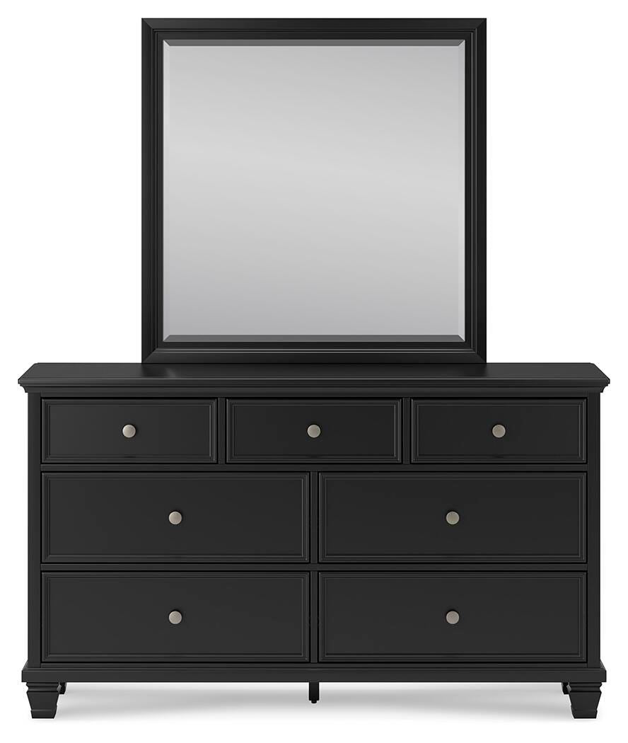 Lanolee King Panel Bed, Dresser and Mirror - B687B13