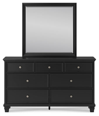 Lanolee King Panel Bed, Dresser and Mirror - B687B13