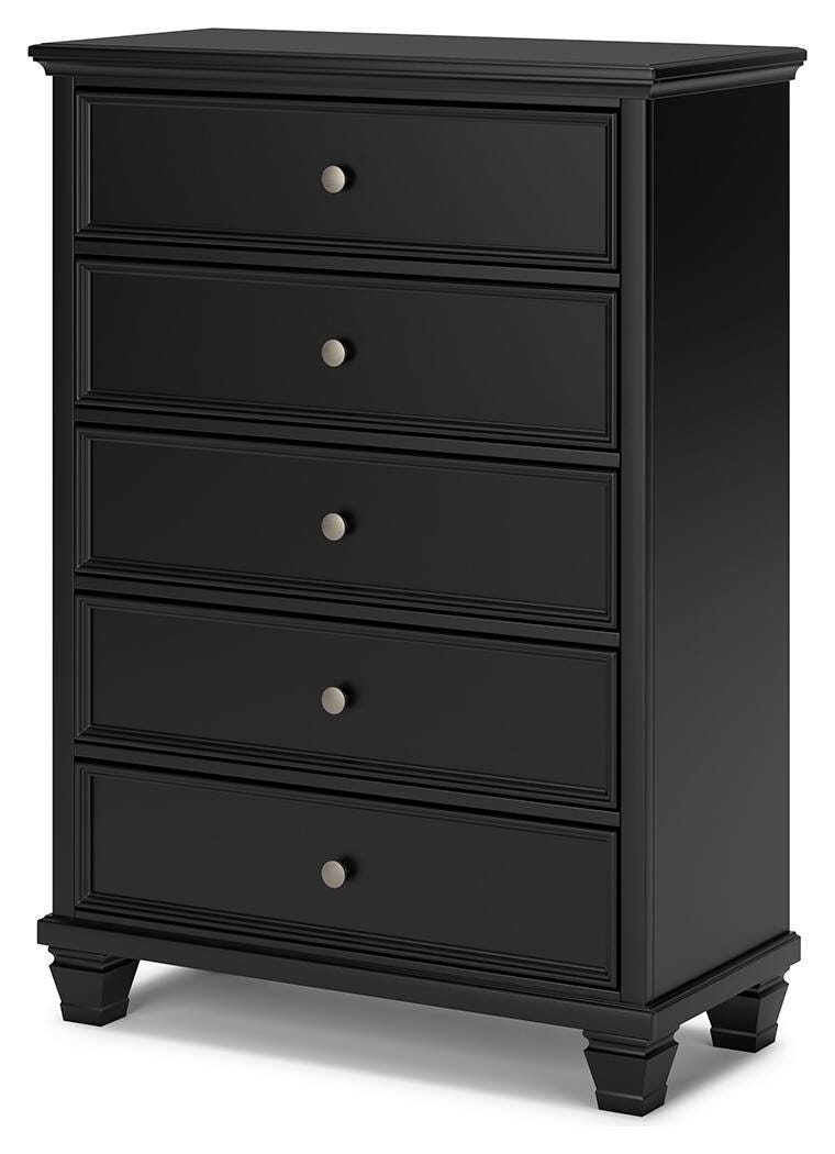 Lanolee Full Panel Bed and Chest - B687B12
