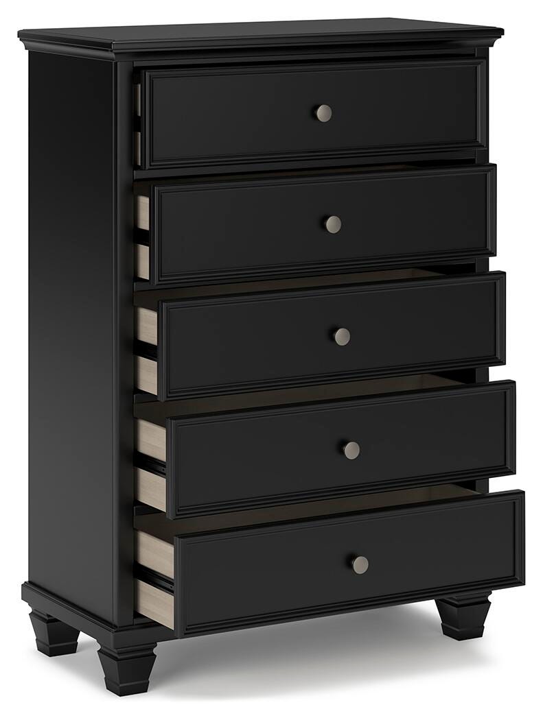 Lanolee Full Panel Bed and Chest - B687B12