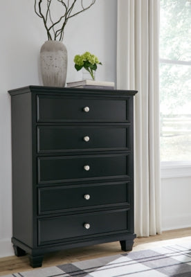 Lanolee Full Panel Bed and Chest - B687B12