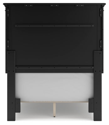 Lanolee Twin Panel Bed - B687B2