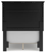 Lanolee Twin Panel Bed - B687B2