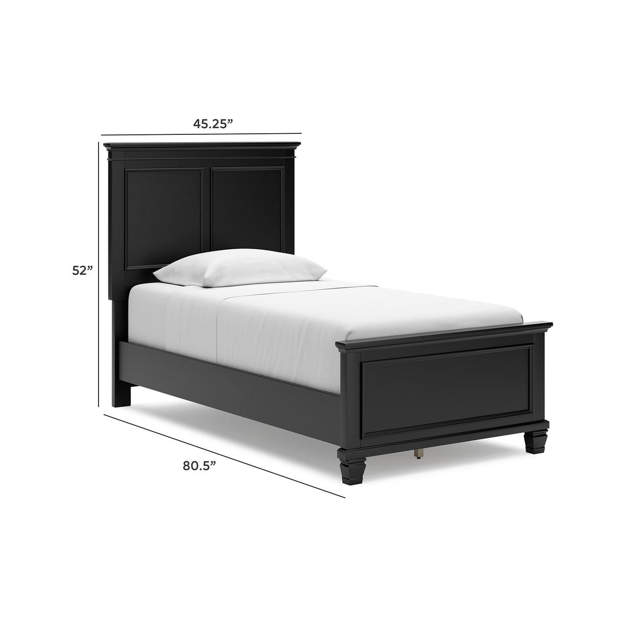 Lanolee Twin Panel Bed and Chest - B687B30