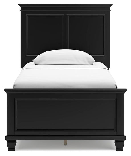 Lanolee Twin Panel Bed, Dresser and Mirror - B687B3