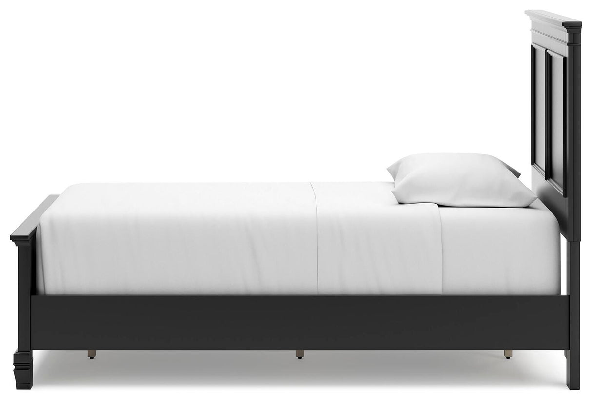 Lanolee Twin Panel Bed and Chest - B687B30