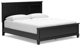 Lanolee California King Panel Bed, Dresser and Mirror - B687B14