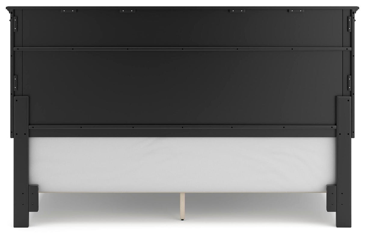 Lanolee California King Panel Bed, Dresser, Chest and 2 Nightstands - B687B32