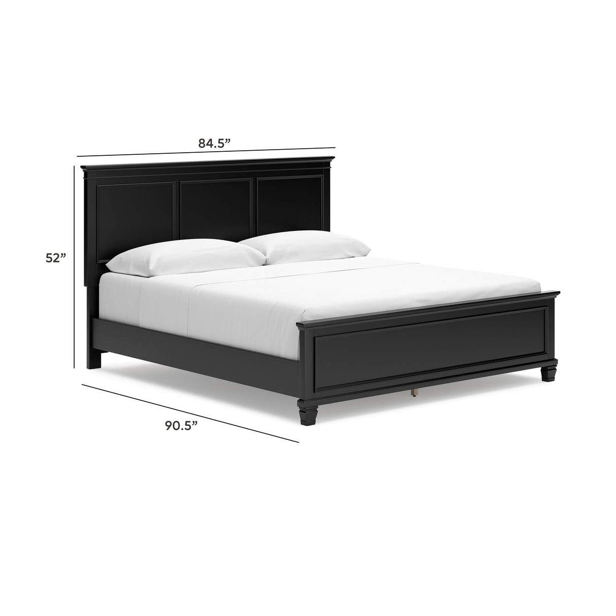 Lanolee California King Panel Bed, Dresser, Chest and 2 Nightstands - B687B32