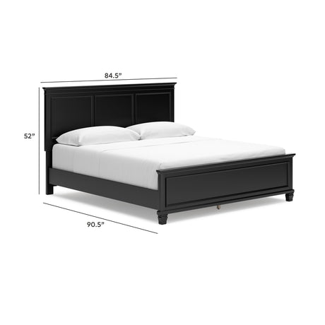 Lanolee California King Panel Bed, Dresser, Chest and 2 Nightstands - B687B32
