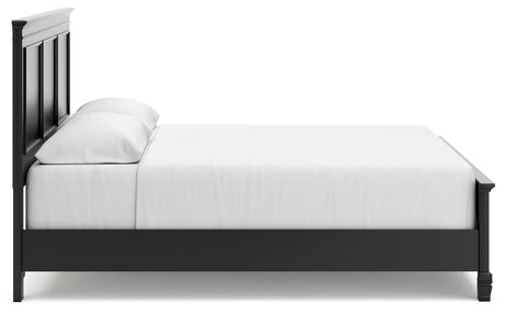 Lanolee California King Panel Bed, Dresser, Chest and 2 Nightstands - B687B32