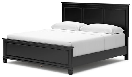 Lanolee King Panel Bed, Dresser, Mirror, Chest and 2 Nightstands - B687B28