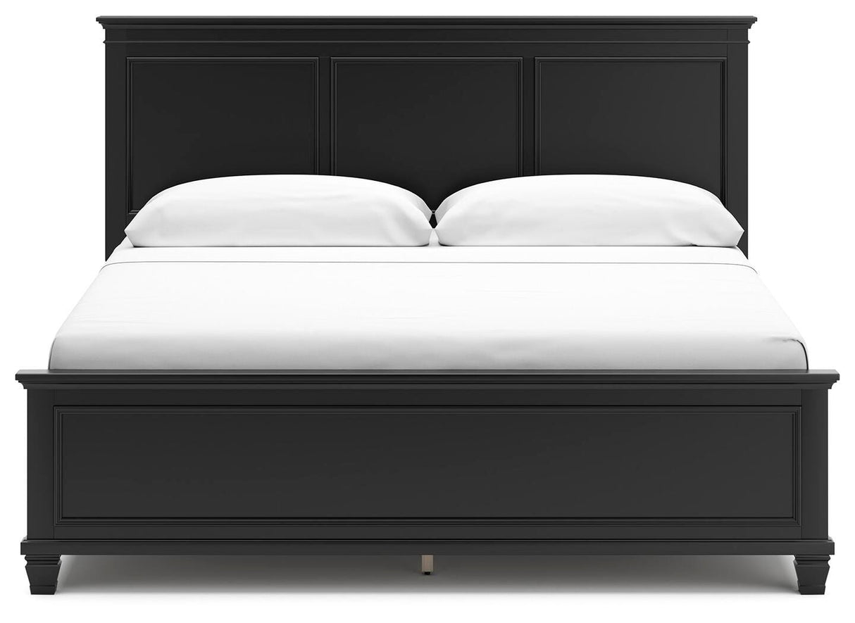 Lanolee King Panel Bed, Dresser, Mirror and Nightstand - B687B31