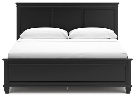Lanolee King Panel Bed, Dresser, Mirror, Chest and 2 Nightstands - B687B28