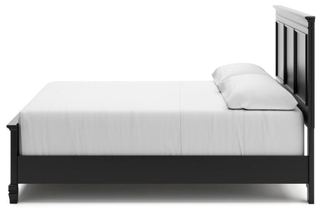 Lanolee King Panel Bed, Dresser, Mirror, Chest and 2 Nightstands - B687B28