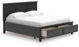 Lanolee California King Panel Storage Bed - B687B20