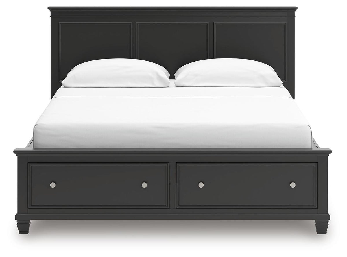 Lanolee California King Panel Storage Bed - B687B20