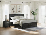 Lanolee California King Panel Storage Bed - B687B20