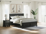 Lanolee California King Panel Storage Bed - B687B20