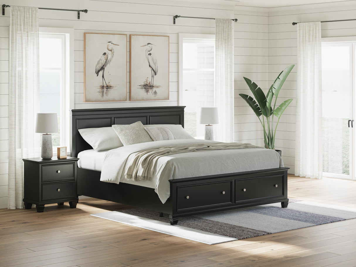 Lanolee California King Panel Storage Bed - B687B20