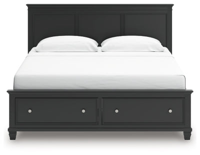 Lanolee King Panel Storage Bed - B687B19