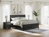 Lanolee King Panel Storage Bed - B687B19