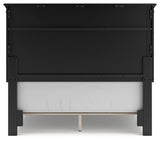 Lanolee Full Panel Bed and Chest - B687B12