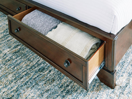 Trellington King Sleigh Storage Bed - B716B2
