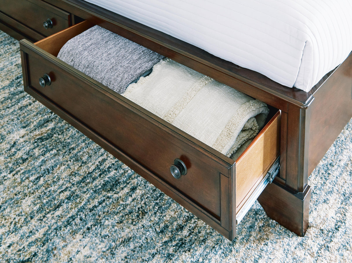 Trellington King Sleigh Storage Bed - B716B2