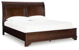Trellington King Sleigh Storage Bed - B716B2