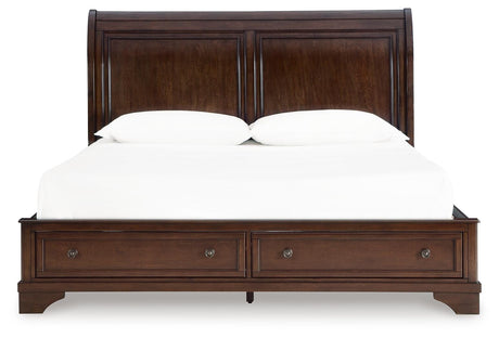 Trellington King Sleigh Storage Bed - B716B2