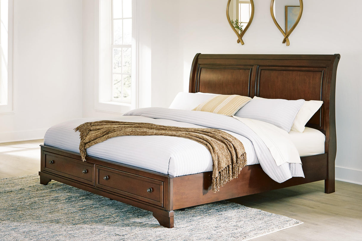 Trellington King Sleigh Storage Bed - B716B2