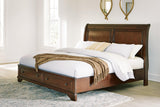 Trellington King Sleigh Storage Bed - B716B2