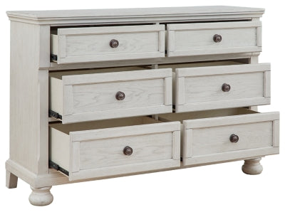 Robbinsdale Twin over Full Bunk Bed, Dresser and Chest - B742B32