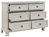 Robbinsdale Twin over Full Bunk Bed, Dresser and Chest - B742B32